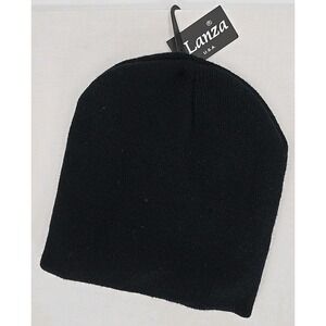 Lanza Beanie 8" x 7" unisex Hat Cap Gray  Francisco New With Tag